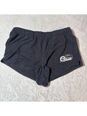 Aussiebum Men's Dark Heather Grey Cotton Fleece Short Shorts MED